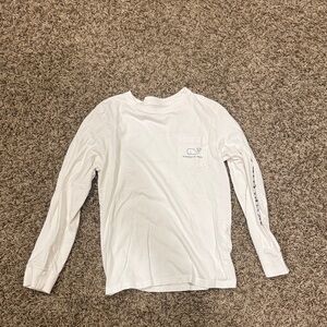 Vineyard Vines White Long Sleeve Kids Tee